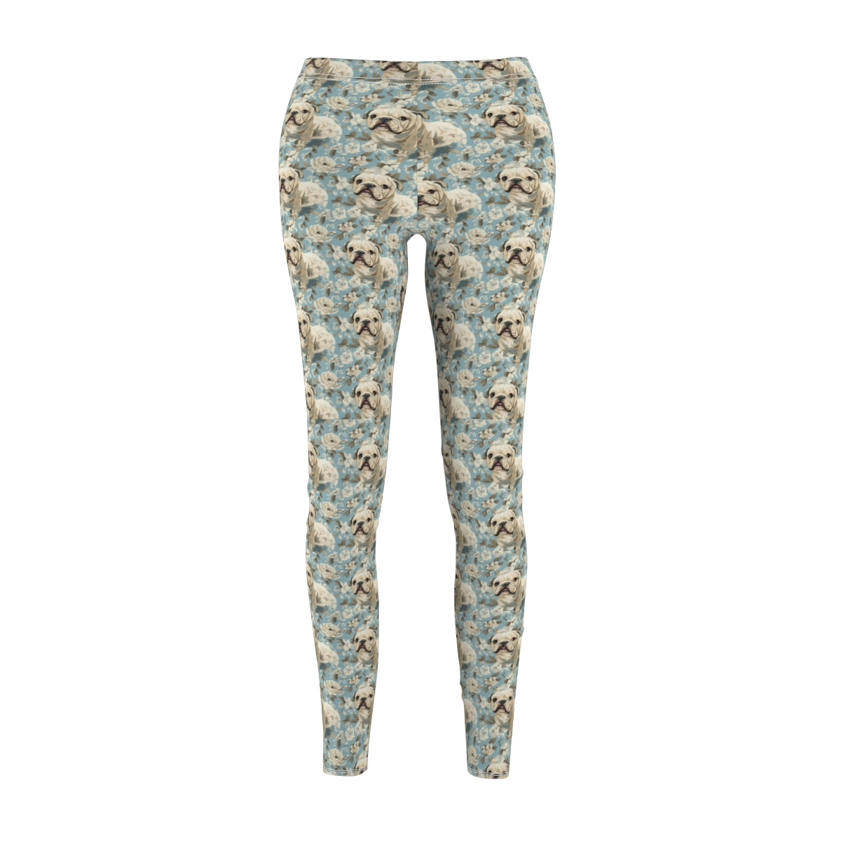Cottage Garden Bulldogs Leggings