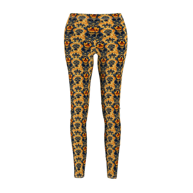Cream Damask Royalty Leggings