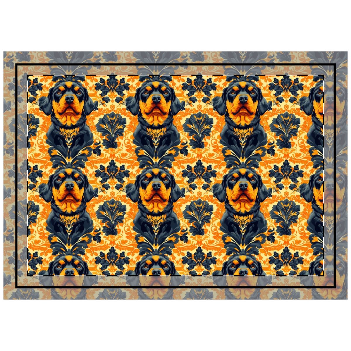 Cream Damask Royalty Throw Pillow