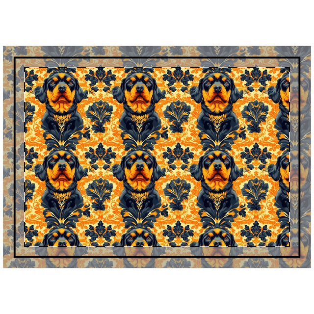 Cream Damask Royalty Throw Pillow