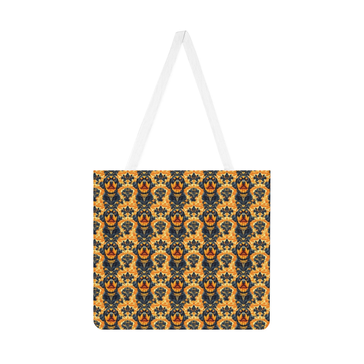 Cream Damask Royalty Tote Bag