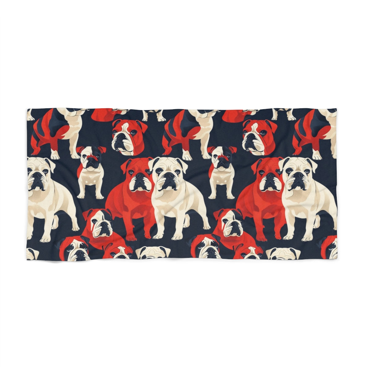 Crimson Devils Beach Towel