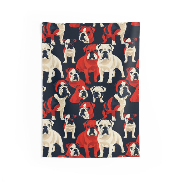 Crimson Devils Wall Tapestry