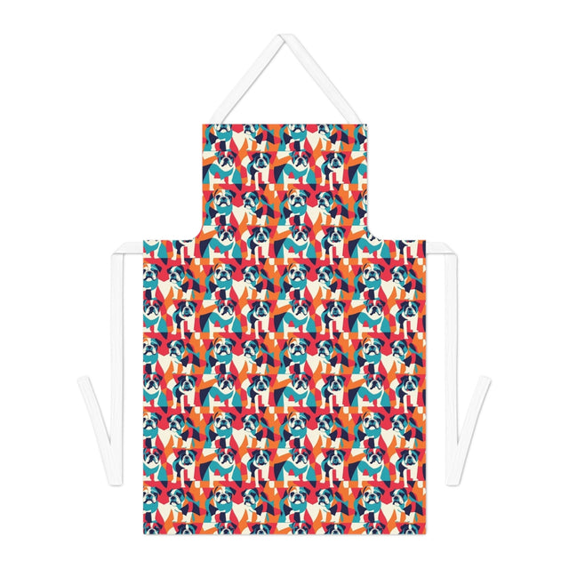 Cubist Bulldog Brigade Apron