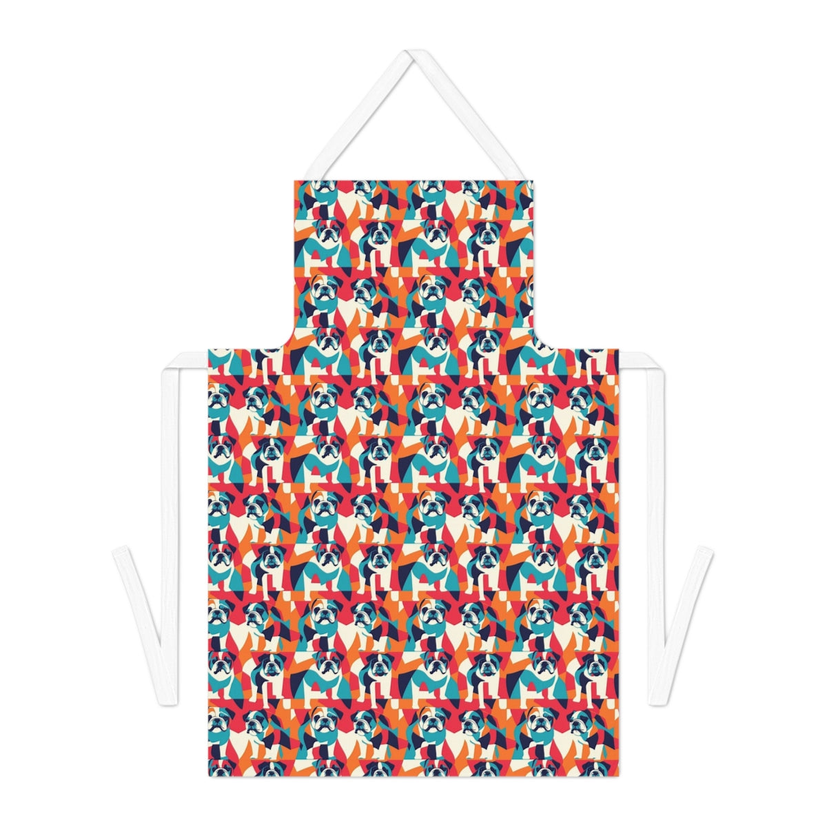 Cubist Bulldog Brigade Apron