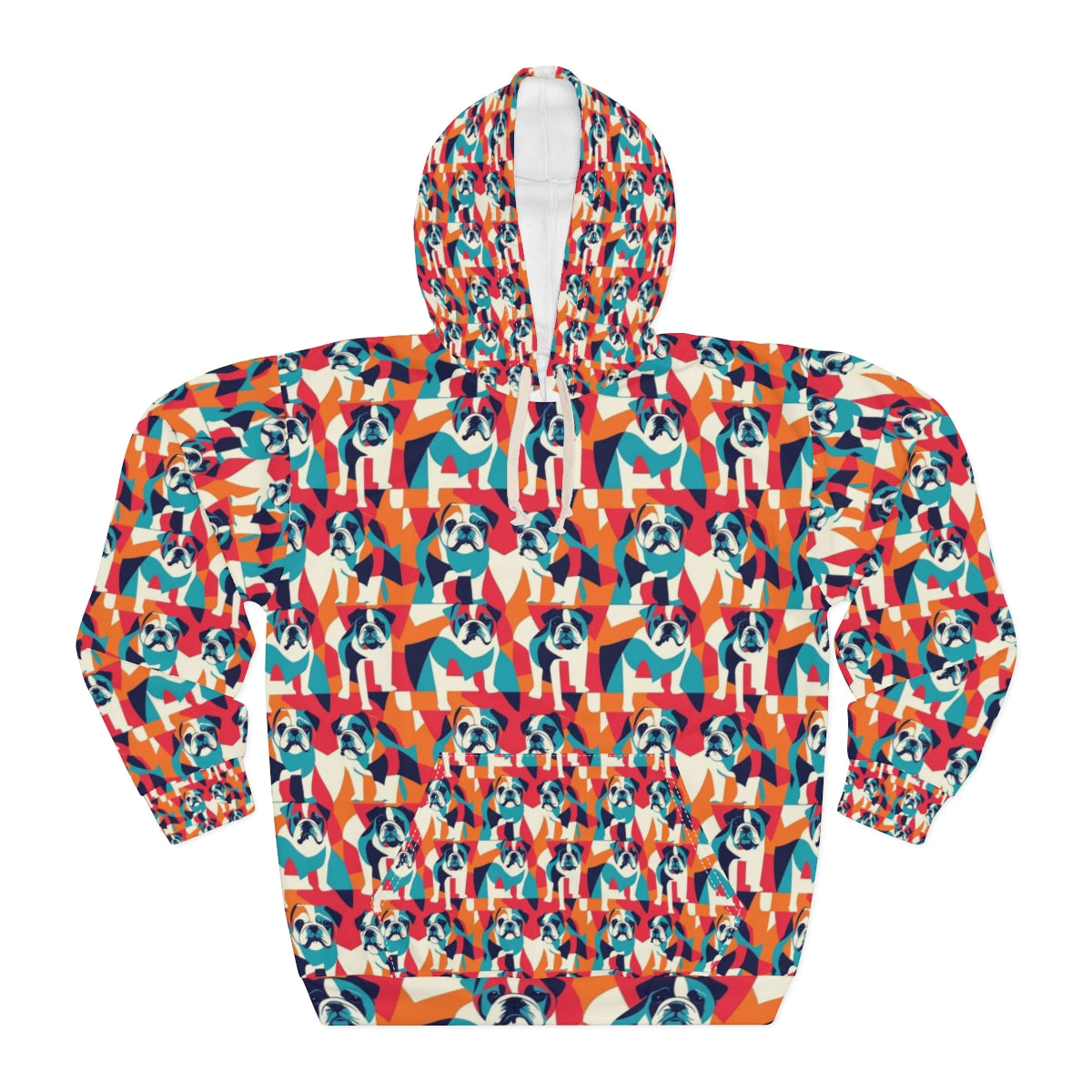 Cubist Bulldog Brigade Hoodie