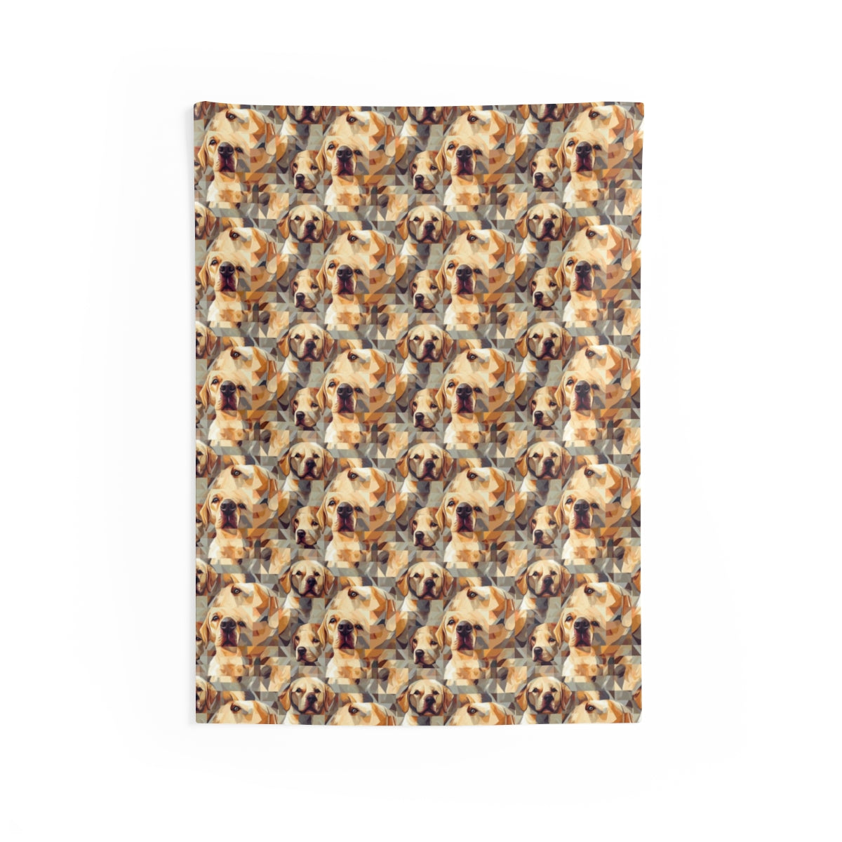 Cubist Golden Hour Labs Wall Tapestry