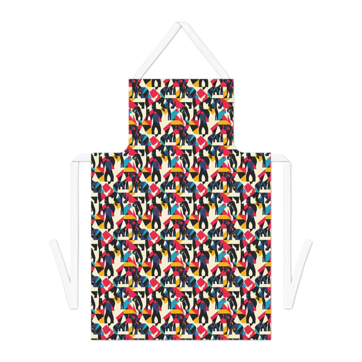Cubist Hounds Apron