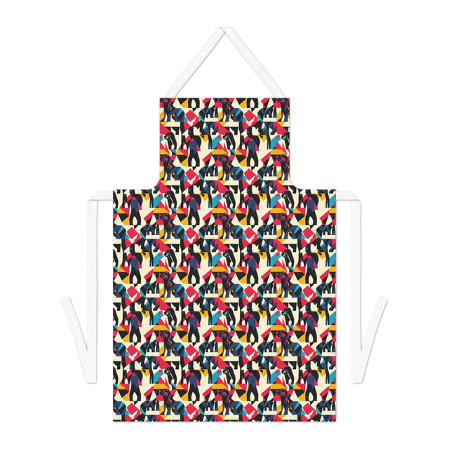 Cubist Hounds Apron