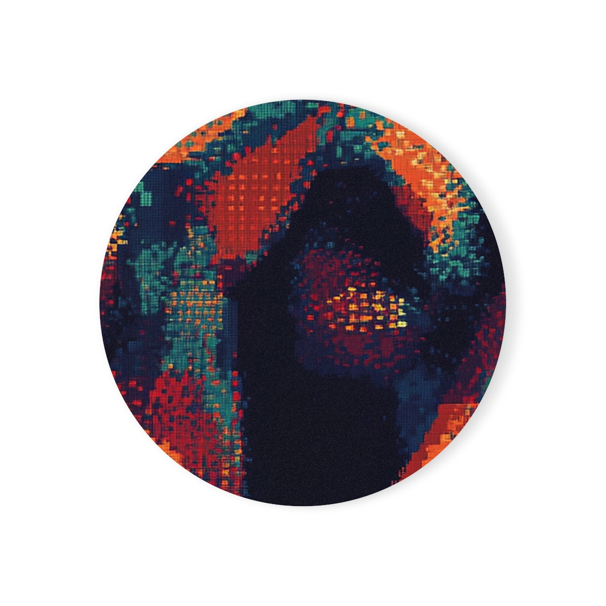 Digital Mosaic Rottweiler Coasters