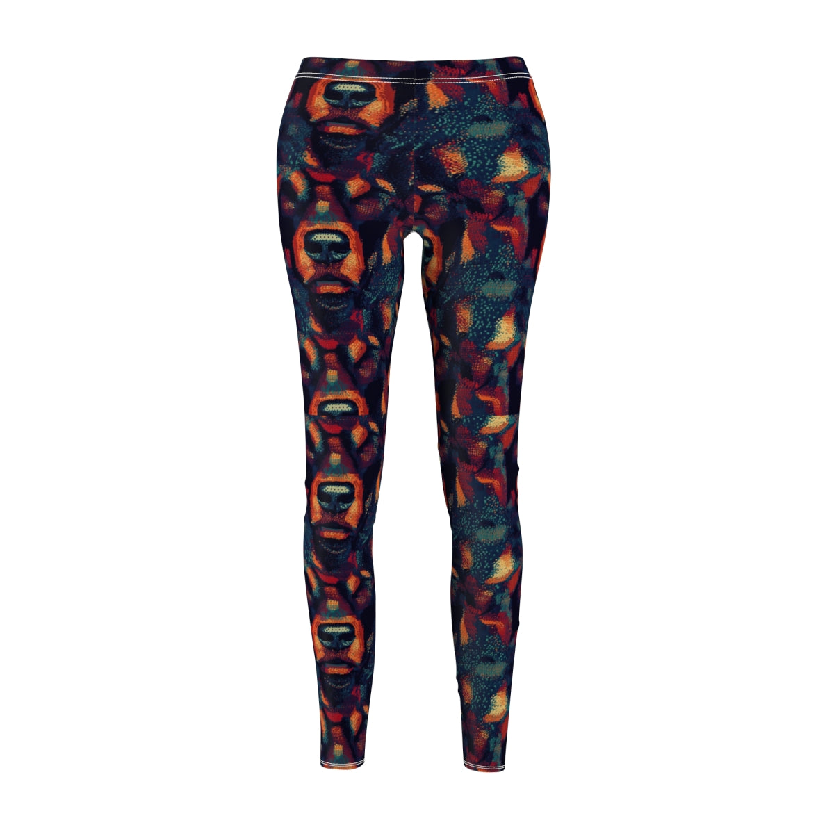 Digital Mosaic Rottweiler Leggings