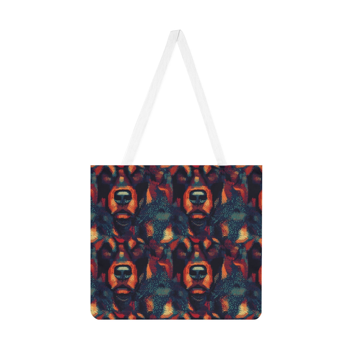 Digital Mosaic Rottweiler Tote Bag