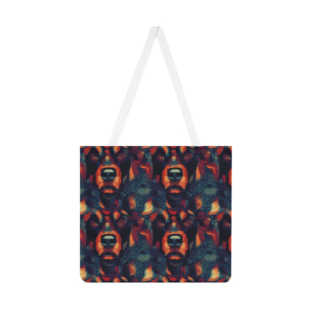 Digital Mosaic Rottweiler Tote Bag