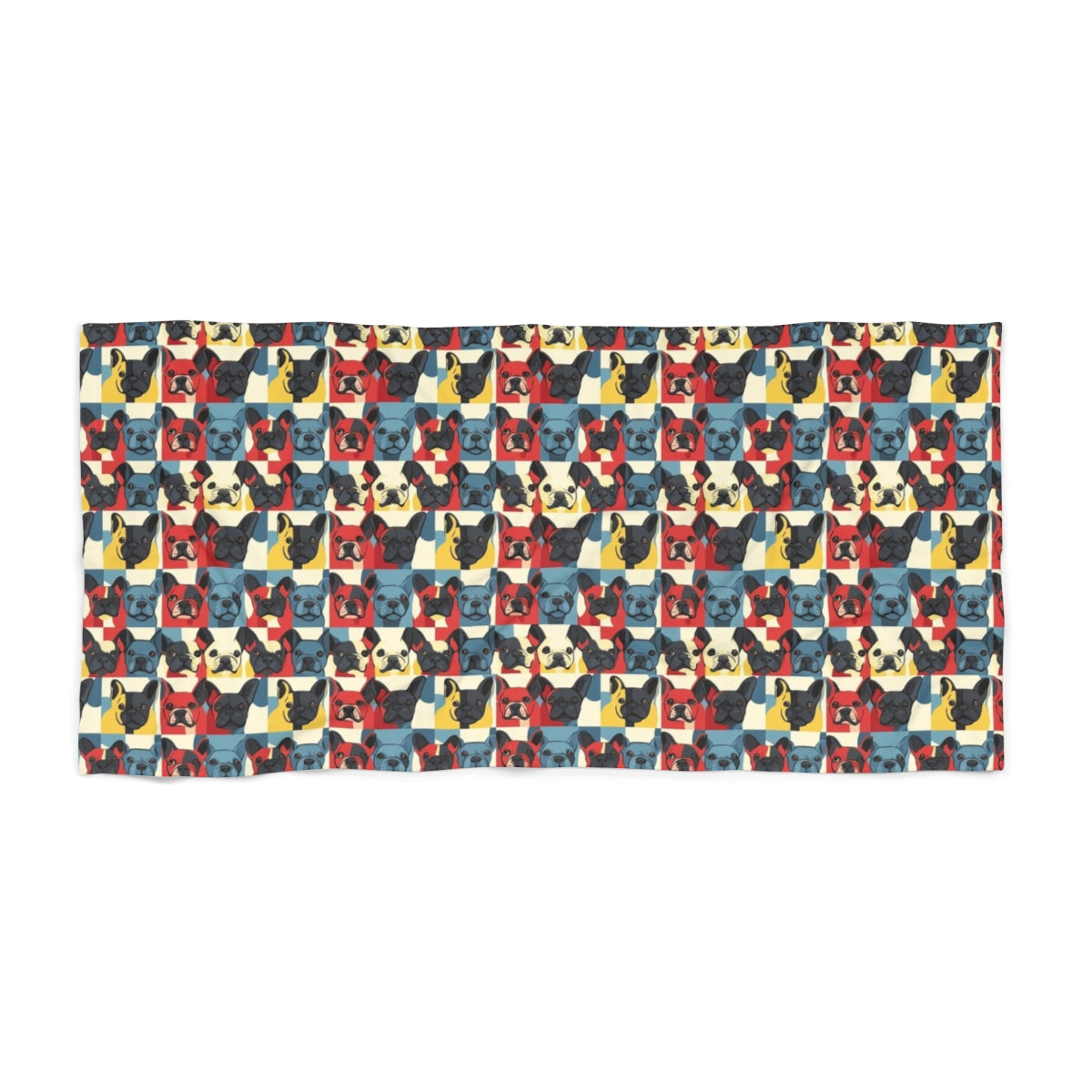 Dusty Frenchie Gallery Beach Towel