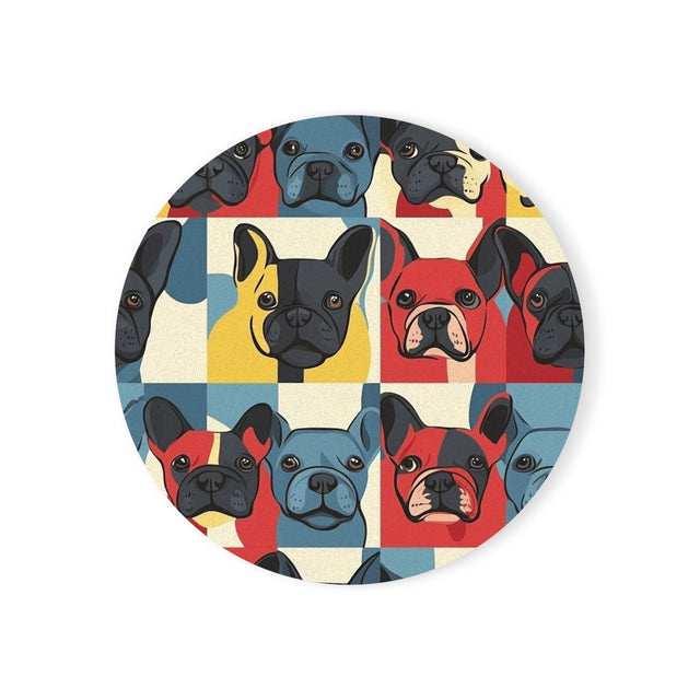 Dusty Frenchie Gallery Coasters