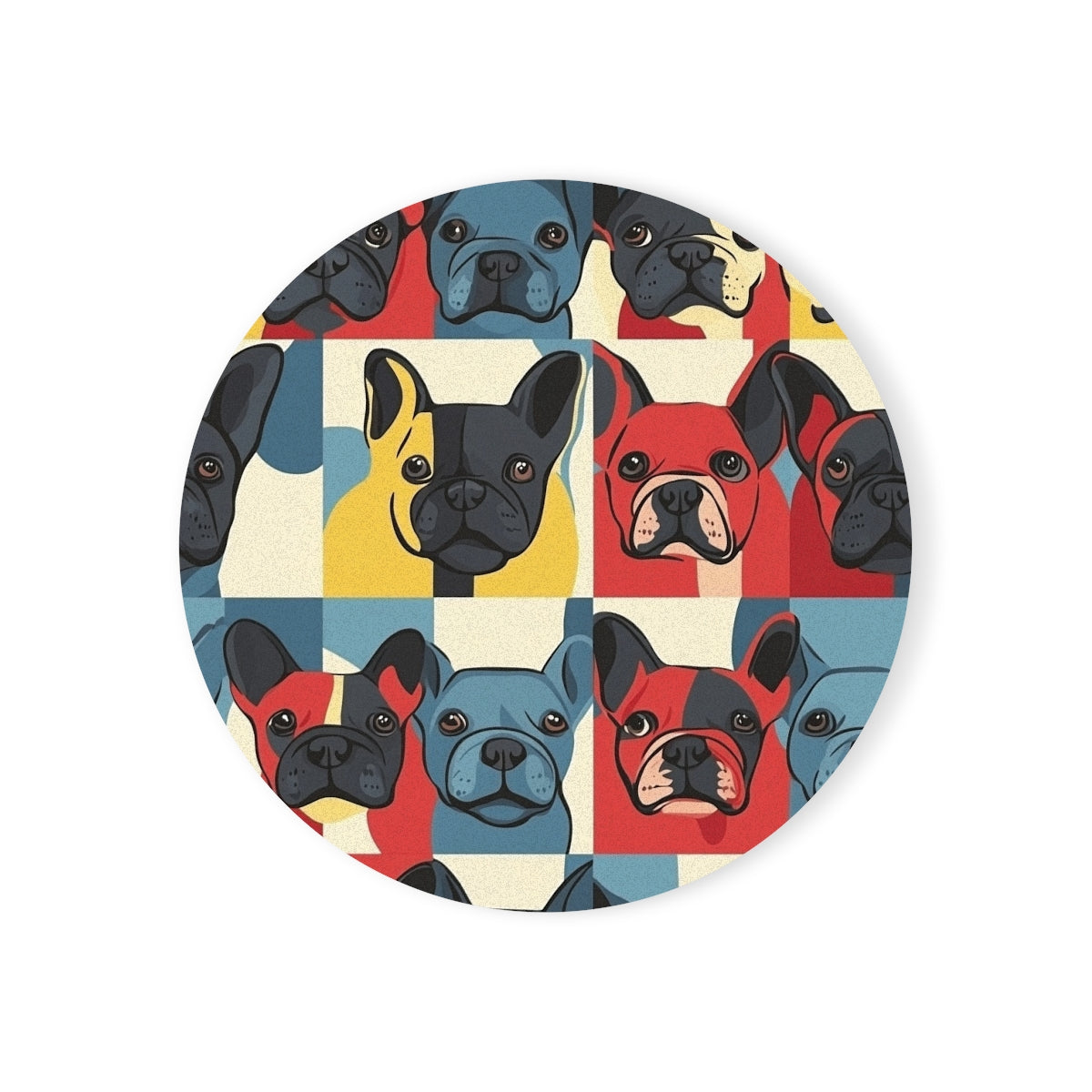 Dusty Frenchie Gallery Coasters