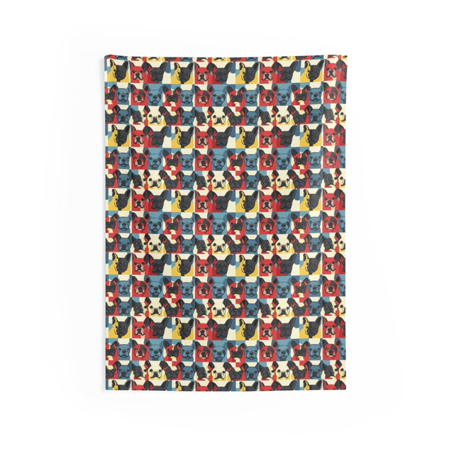 Dusty Frenchie Gallery Wall Tapestry