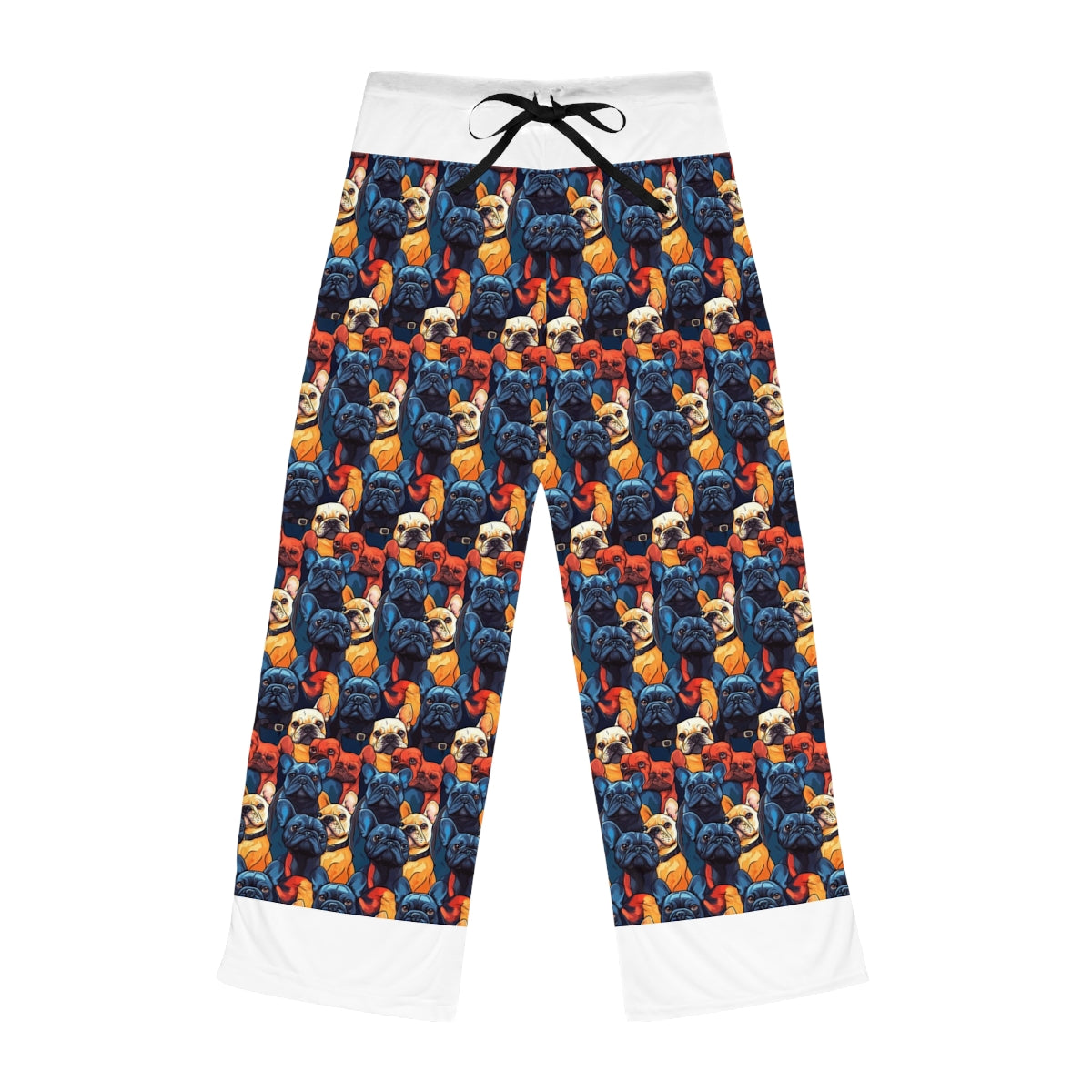 Electric Blues Frenchies Pajama Pants