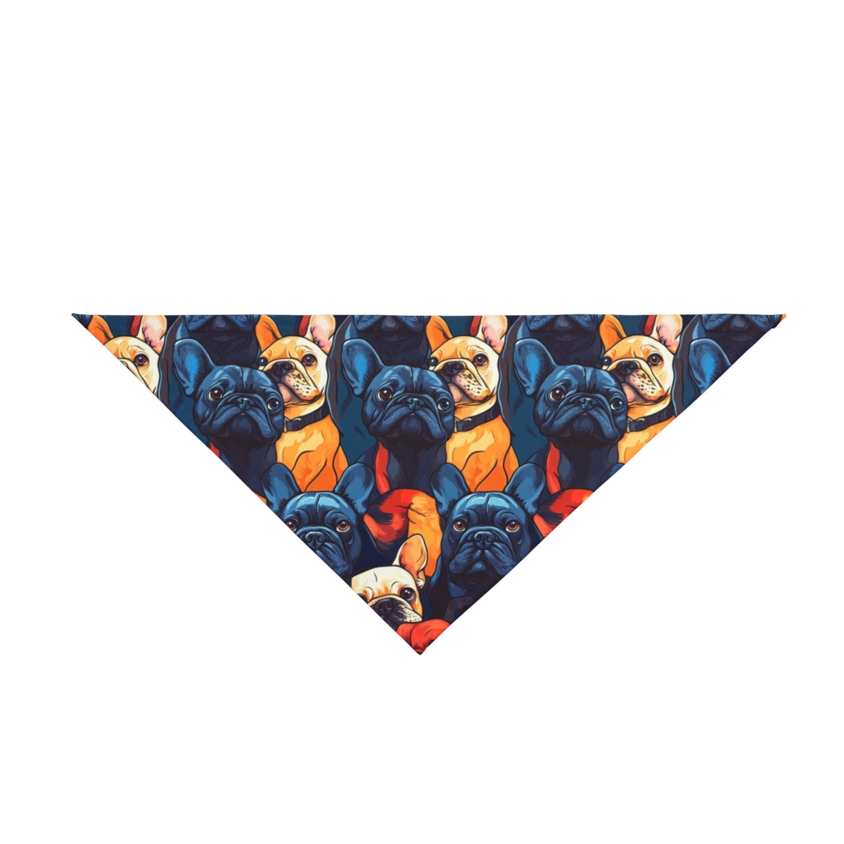 Electric Blues Frenchies Pet Bandana