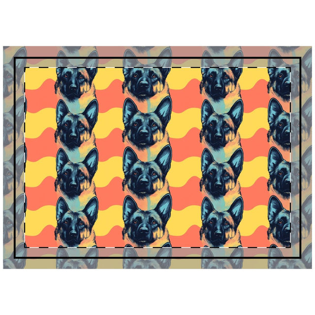 Electric Boulevard Shepherds Throw Pillow