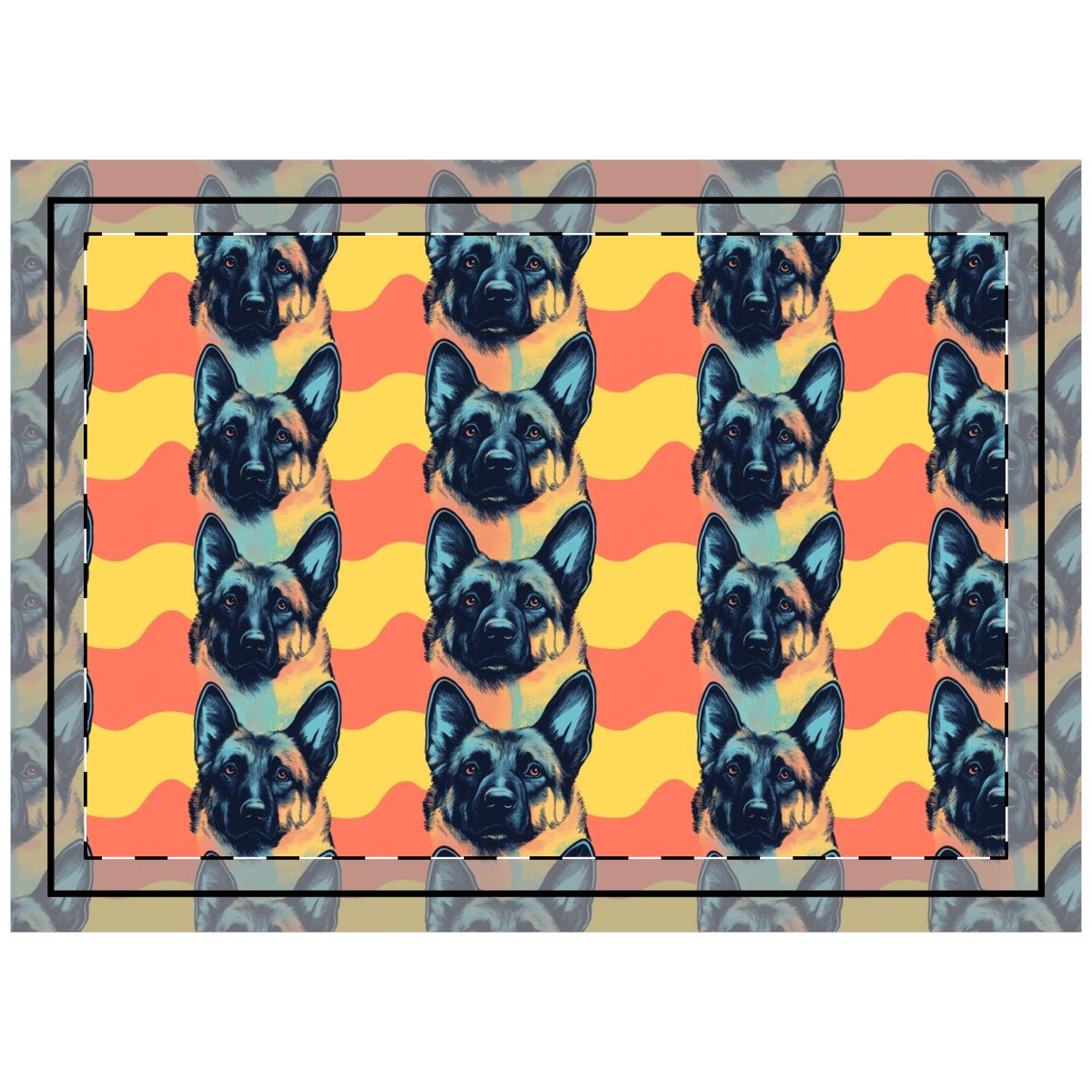 Electric Boulevard Shepherds Throw Pillow