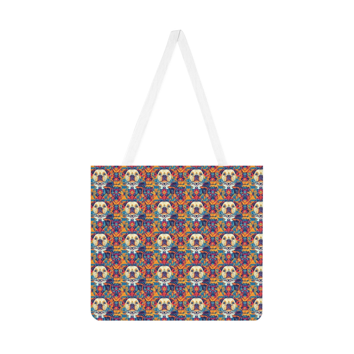 Electric Bulldog Dreams Tote Bag