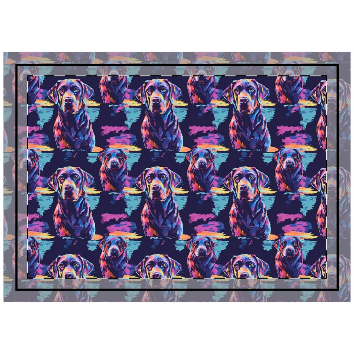 Electric Dreams Labs Throw Pillow