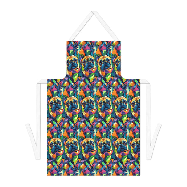 Electric Kaleidoscope Frenchies Apron
