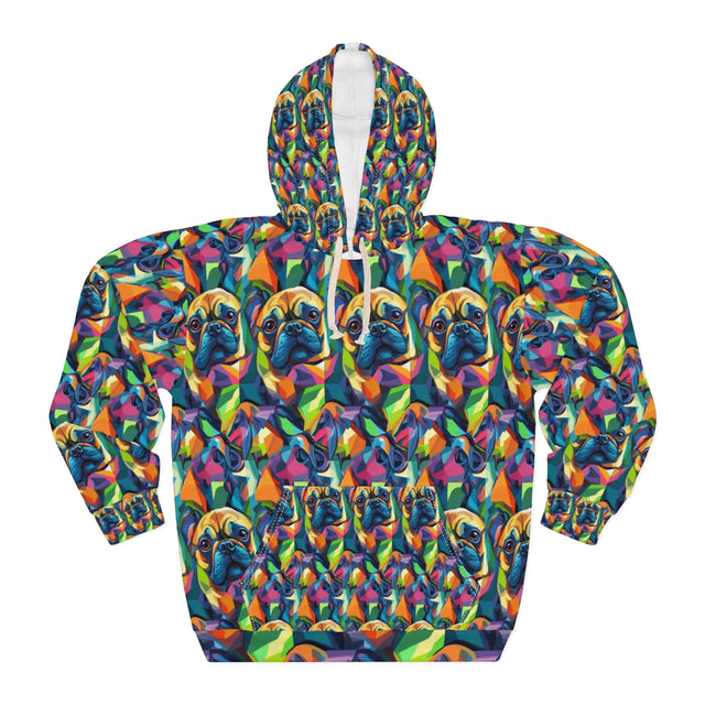 Electric Kaleidoscope Frenchies Hoodie