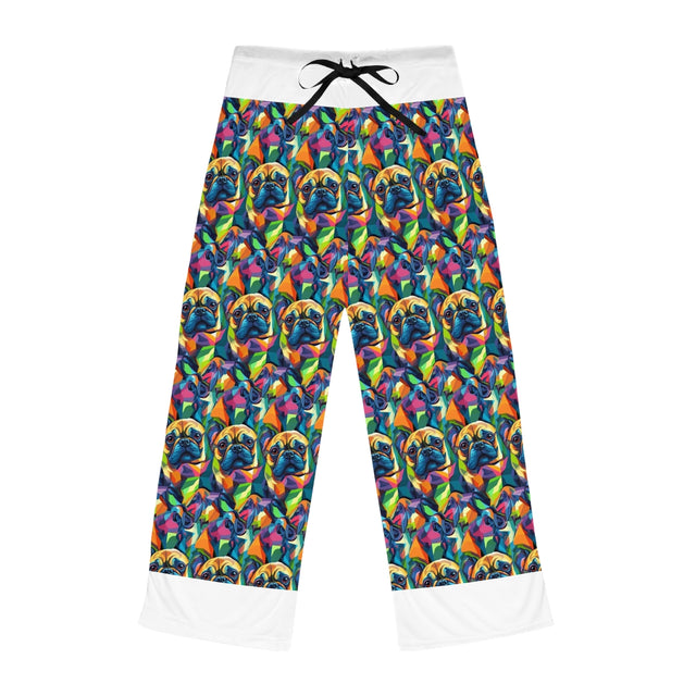 Electric Kaleidoscope Frenchies Pajama Pants