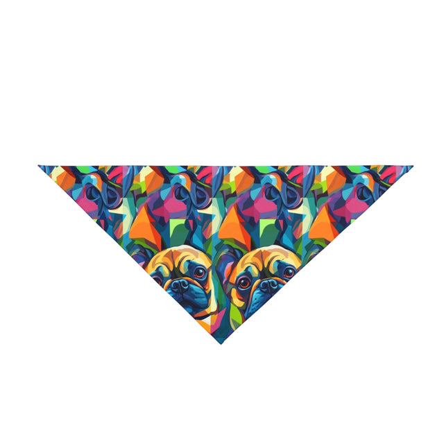 Electric Kaleidoscope Frenchies Pet Bandana
