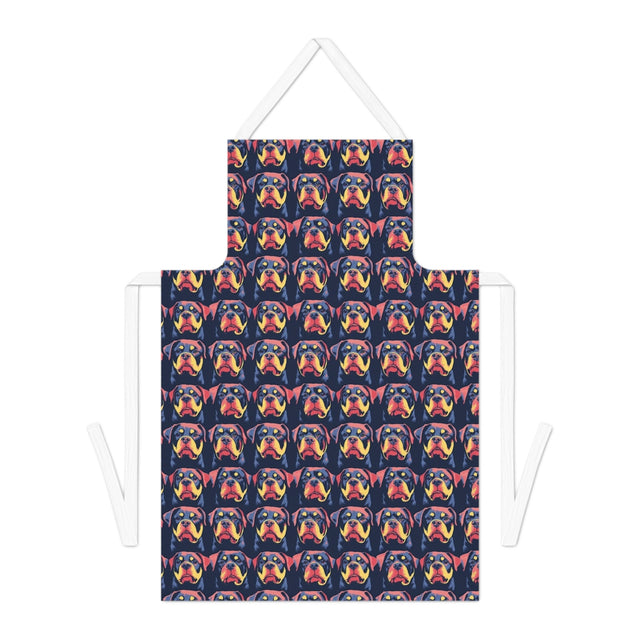 Electric Pop Rottweilers Apron