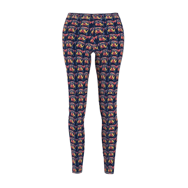 Electric Pop Rottweilers Leggings