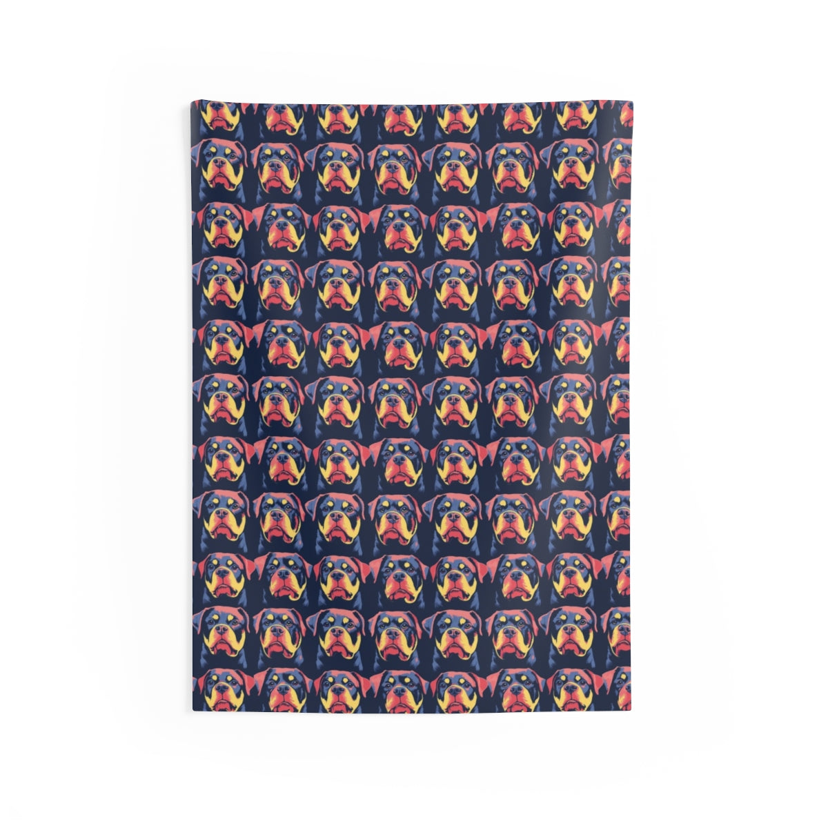 Electric Pop Rottweilers Wall Tapestry