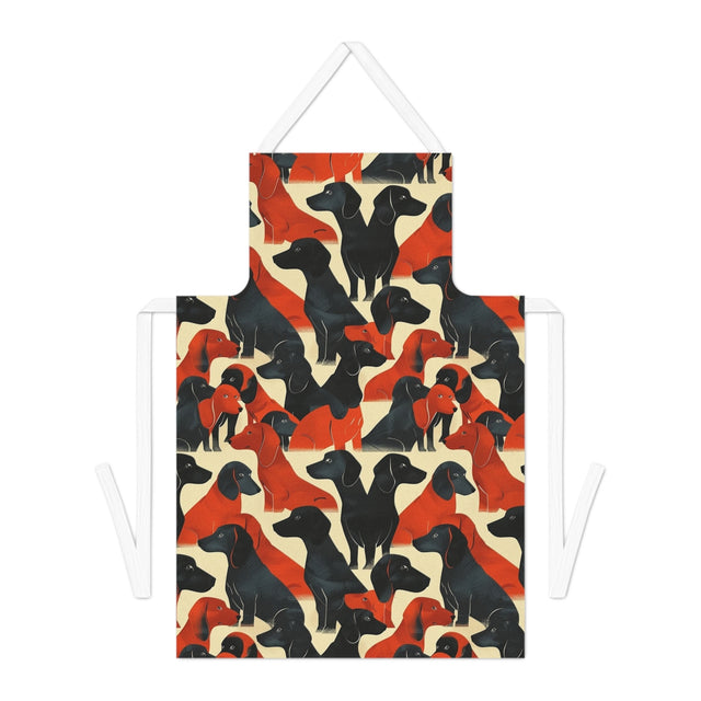 Ember and Shadow Dachsunds Apron