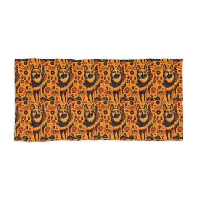 Ember Folklore Shepherds Beach Towel