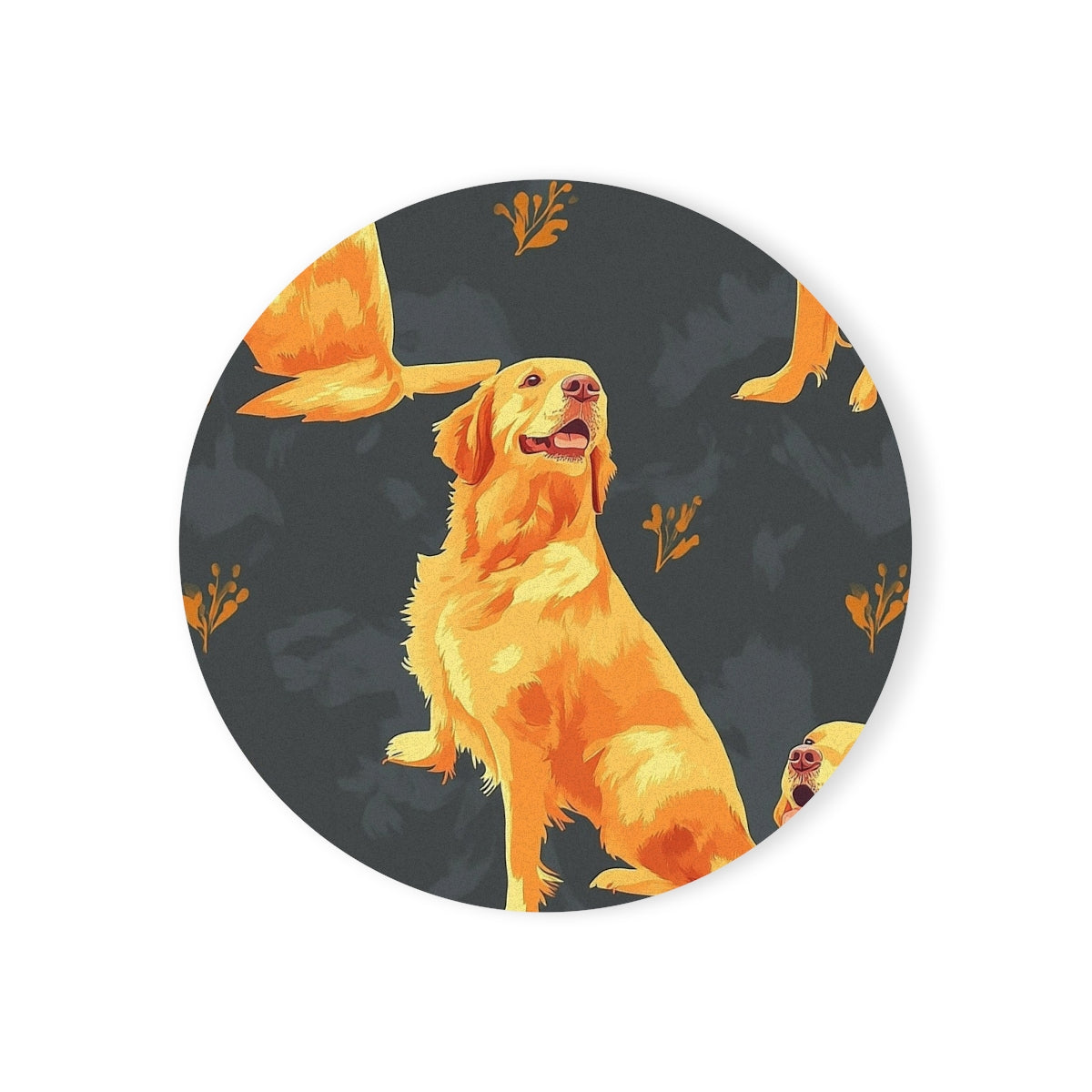 Ember Hour Retrievers Coasters