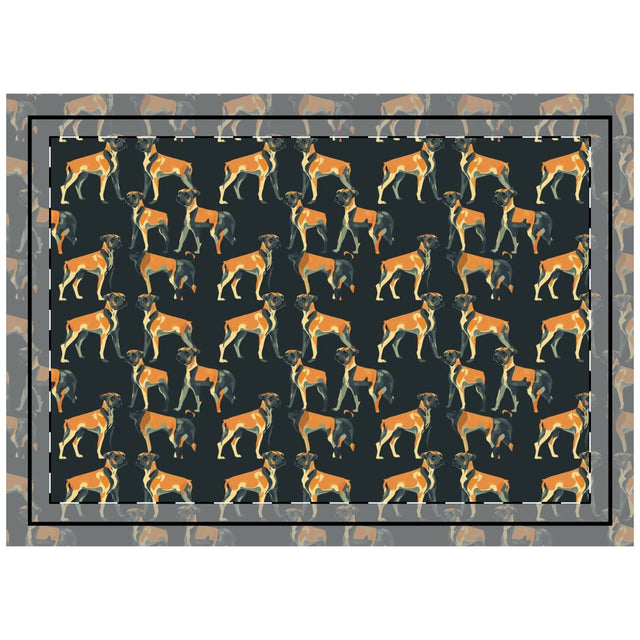 Ember Shadow Boxers Throw Pillow