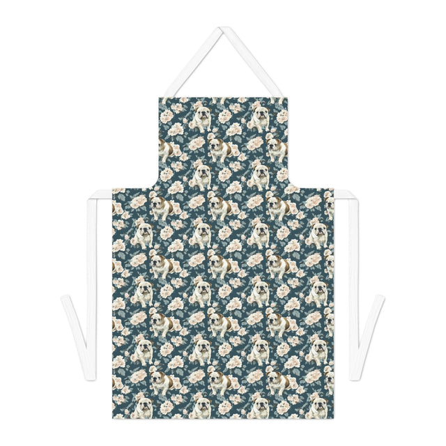 English Garden Bulldogs Apron
