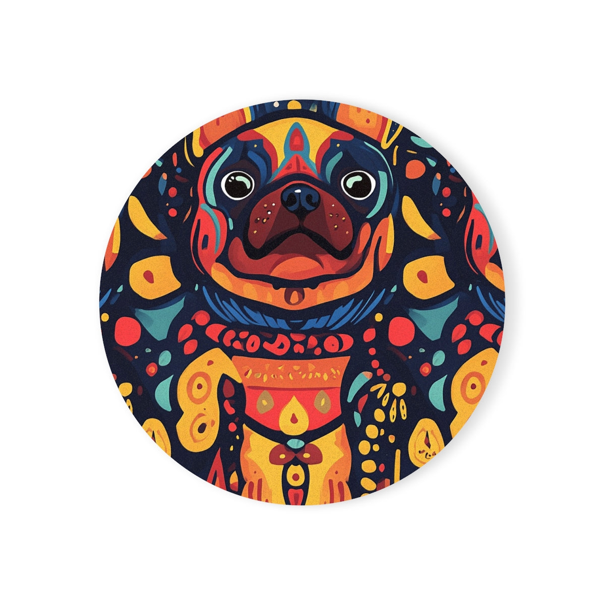Fiesta Frenchies Coasters