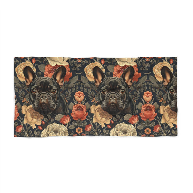 Floral Reverie Frenchies Beach Towel