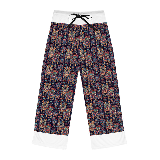 Folk Bulldog Dreams Pajama Pants