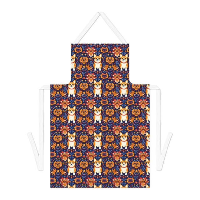 Folk Festival Corgis Apron