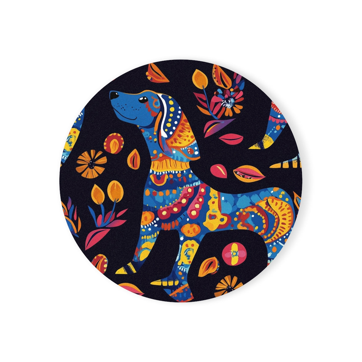 Folk Festival Labradors Coasters