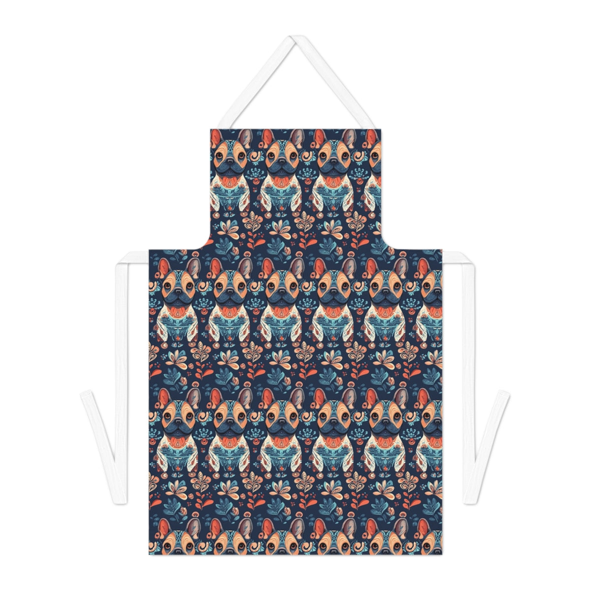 Folk Garden Frenchies Apron