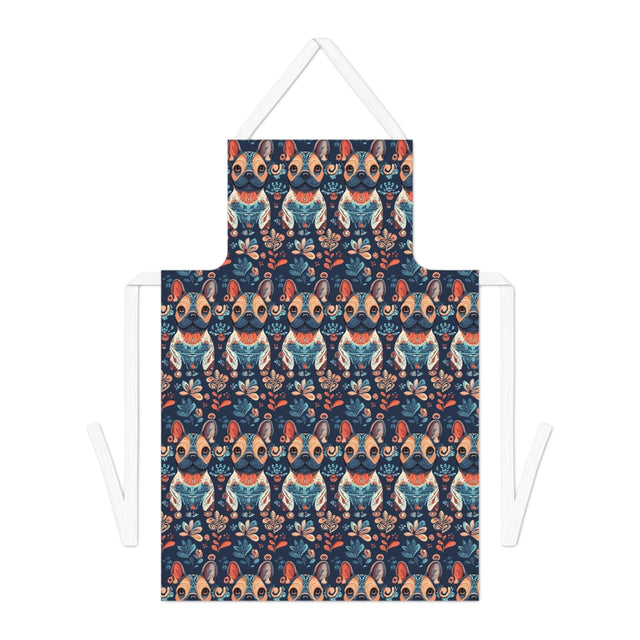 Folk Garden Frenchies Apron