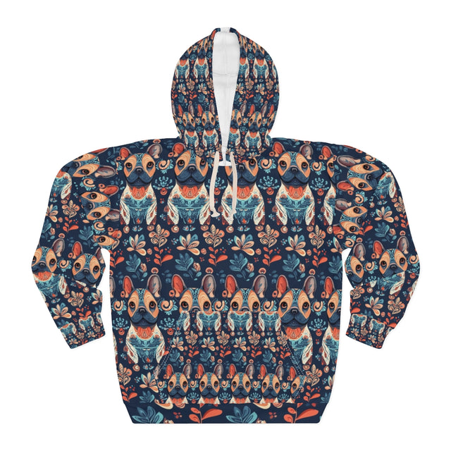 Folk Garden Frenchies Hoodie