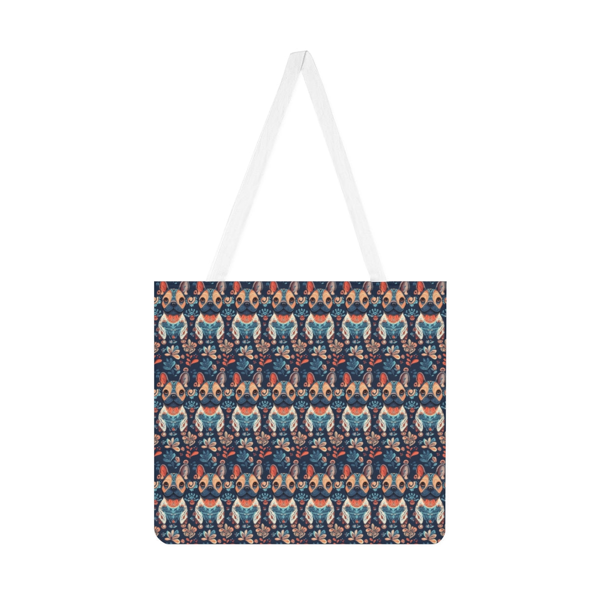 Folk Garden Frenchies Tote Bag