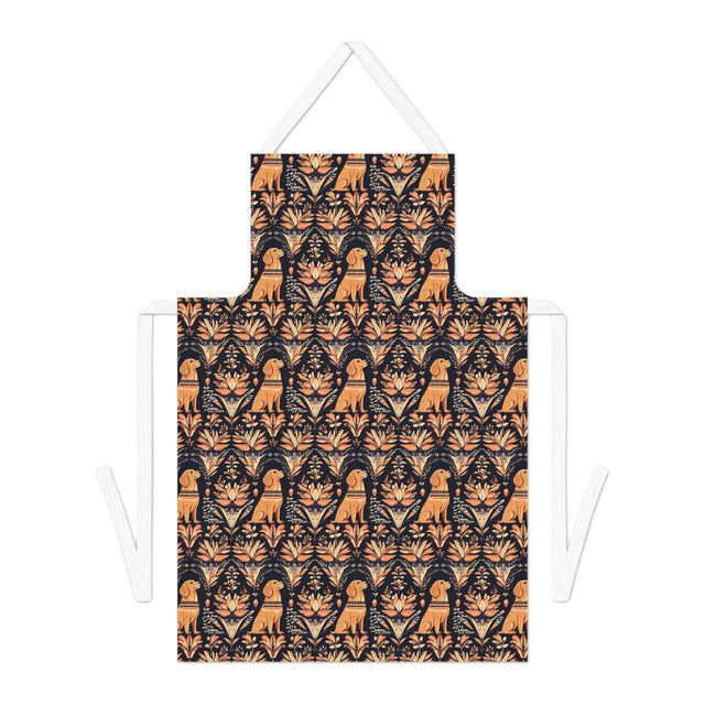 Folk Garden Goldens Apron