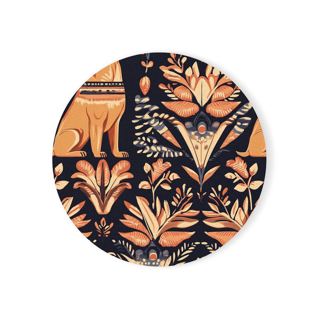 Folk Garden Goldens Coasters